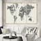 Designart - Madallions Map - Traditional Gallery-wrapped Canvas